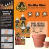Gorilla Original Gorilla Glue, Brown, Waterproof Polyurethane Glue, Four 3