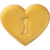Heart Cookie Cutter with Keyhole Stainless Steel 7 cm