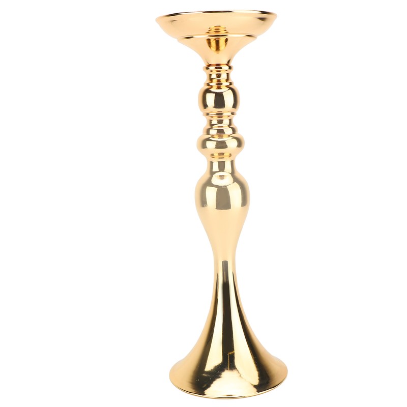 2 Pcs Wedding Flower Stand Exquisite Metal Candle Holder Wedding