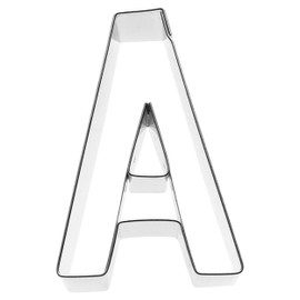 Birkmann 1010710510 Letter A Cookie Cutter 6 cm, Grey Plastic, 5 x 3 x 2 cm