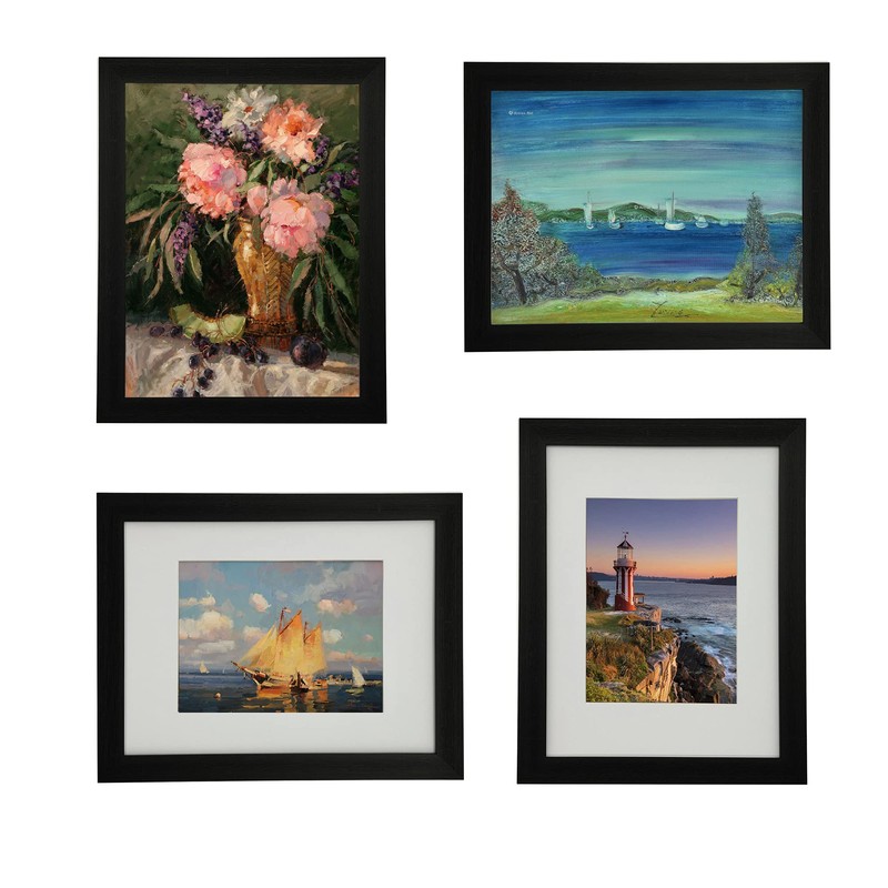 A5 Photo Frame Gallery Picture frame with A6 mat,Freestanding and