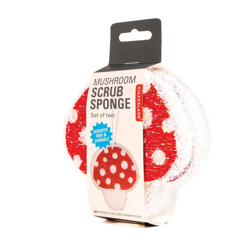 Kickerland Mushroom Scrub Sponge Kitchen Sponge