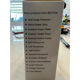 BESTTEN Dimmer Wall Light Switch Single Pole or 3-Way White