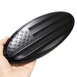 LYCARESUN Front Grille American Flag Emblem for Ford, Rear Tailgate Emblem Badge Nameplate for Ford F150 F250 F350 and More (7", Black)