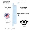 False Front Clips/Connectors/Blocks Mount Your Fake Drawers and Fake Cabinet