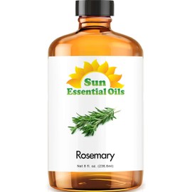 Sun Essential Oils 8oz - Rosemary Essential Oil - 8 Fluid Ounces