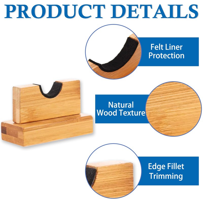 NVAAV Baseball Bat Display Case - Solid Wood Baseball Bat