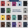 VON HEESEN Slim Wallet with RFID Protection, for Men and