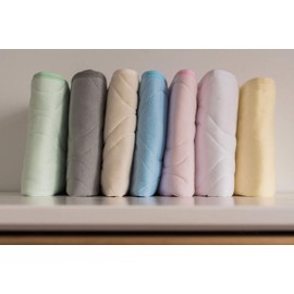 SheetWorld Crib Bib Sheet Saver - 13x27 Inches, Soft Cotton Material, 4 Secure Corner Ties - Essential Baby Bedding for Easy Clean-Up and Comfort - Proudly Made in The USA