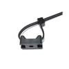 Nylon Cable Tie Base Bracket Screw Mount Black 50 4.8mm