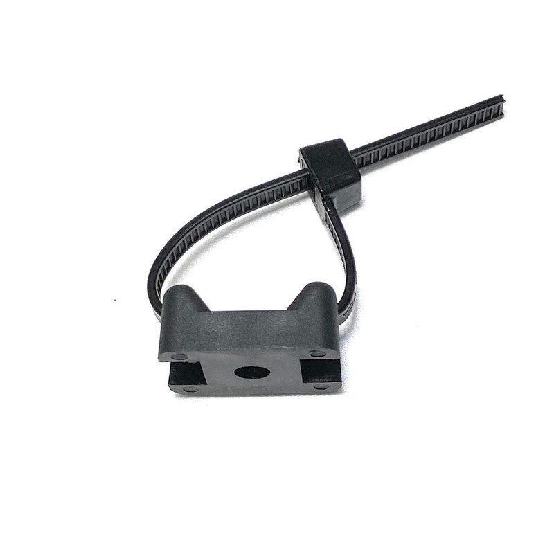 Nylon Cable Tie Base Bracket Screw Mount Black 50 4.8mm
