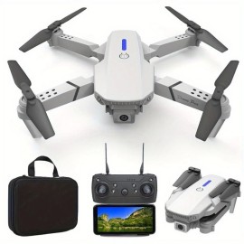 KBDFA E88 Drone HD WIFI Helicopter HD Camera Holding RC Foldable Quadcopter - WHITE
