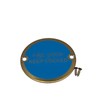 Bary Fire Door Keep Locked Sign Polished Brass