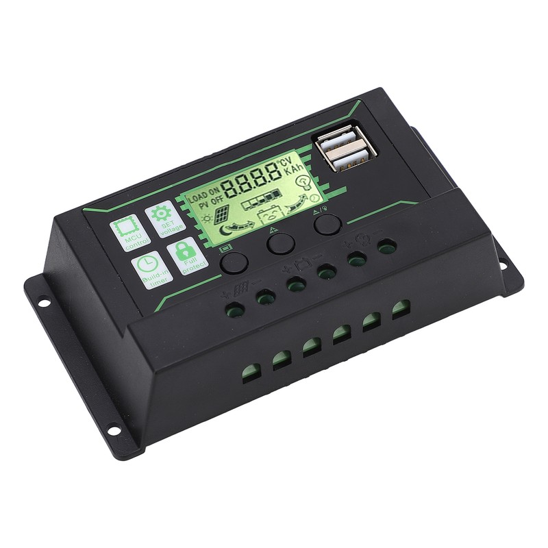 Solar Charge Controller 20A 2 USB Output PWM Control 3