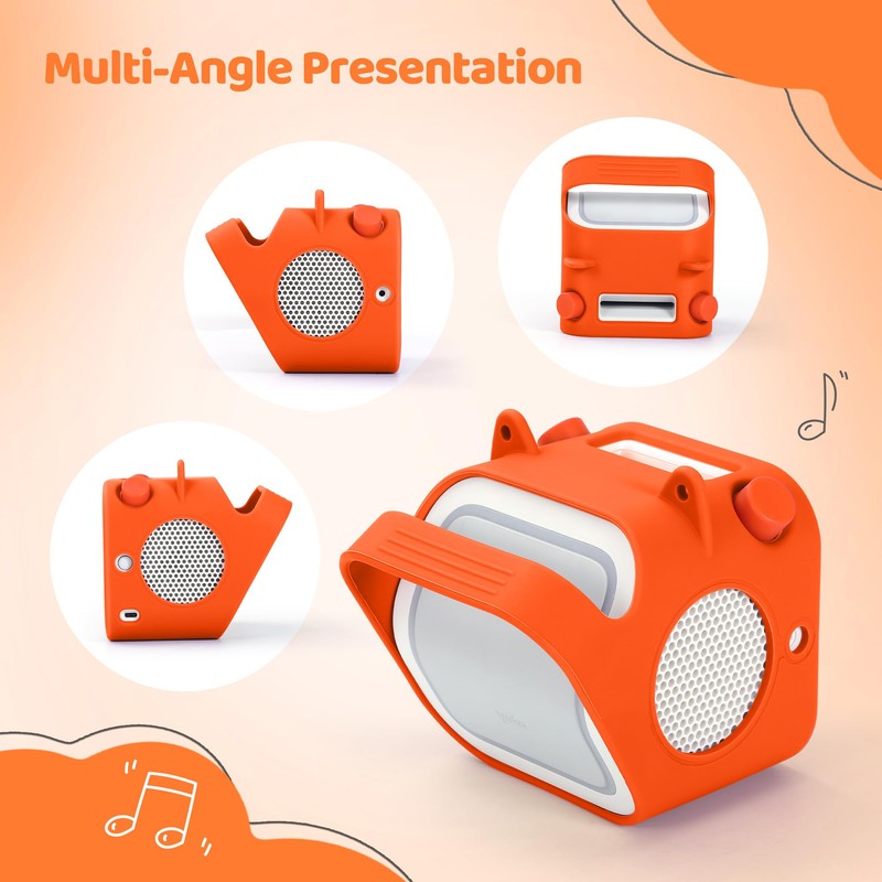 Protective Cover Carrying Silicone Case Compatible with Yoto Player 3rd