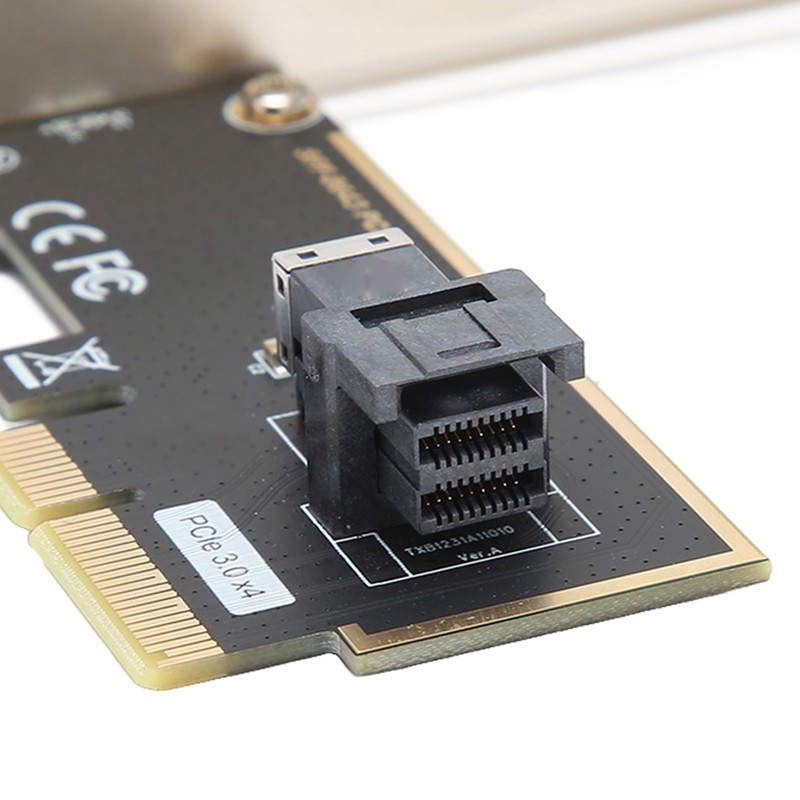 PCIE X4 to U.2 Adapter Card SFF-8643 Mini SAS HD