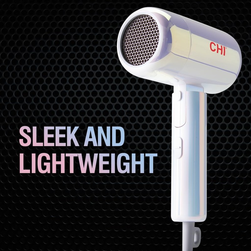 CHI The Pearly Hair Dryer, Lightweight for Travel & Storage,