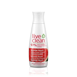 Live Clean Quenching Curls Conditioner, Super Fruit Waters, 350ml, White