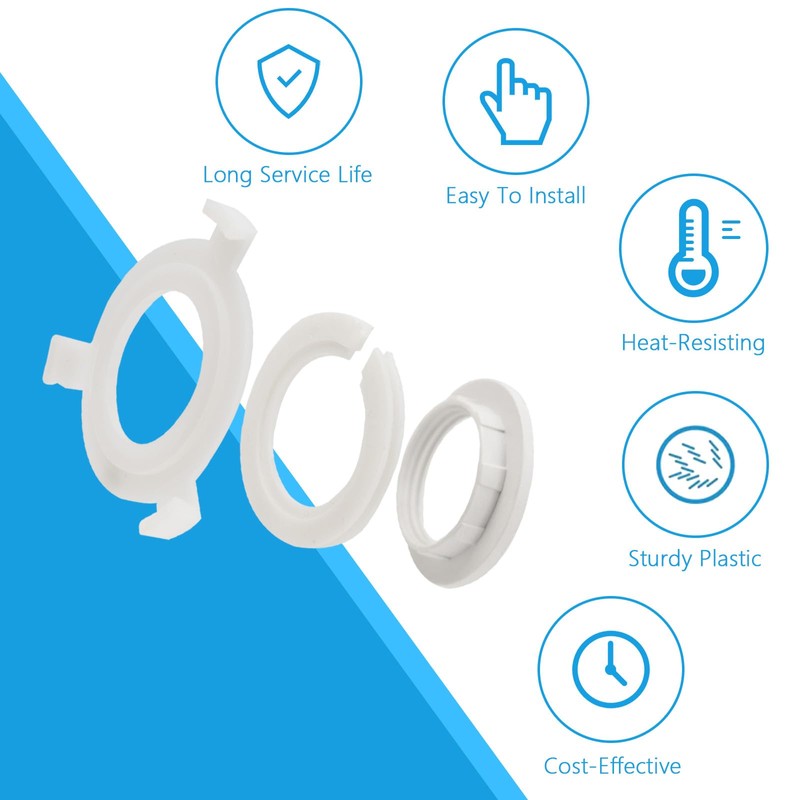 TRUEIN 8 Pcs Lamp Shade Ring, E27 to E14 Lampshade