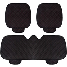Colexy 3-Piece Set Car Seat Cushion, Universal Seat Cushions, Non-Slip Car Seat Cushion, Car Front Seat and Back Seat Cushion, Car Seat Covers Breathable Seat Covers for Car Seat, SUV, Truck