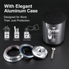 WFS HY713 1-1/8"-1-1/2" Semi-Integrated Threadless Headset 5.4mm Top Cone, Silver,