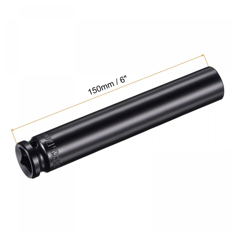 TA-VIGOR Deep Impact Socket, 1/2 Inch Drive by 17mm Deep