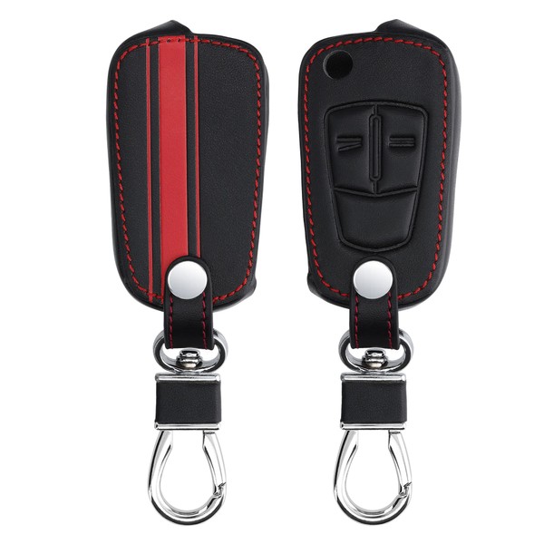 kwmobile Car Key Case Compatible with Vauxhall 2-Button Flip Key