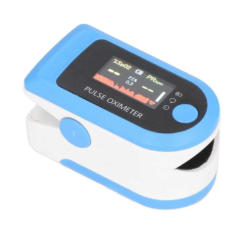 Fingertip Pulse Oximeter Digital Blood Oxygen Saturation Monitor with LED