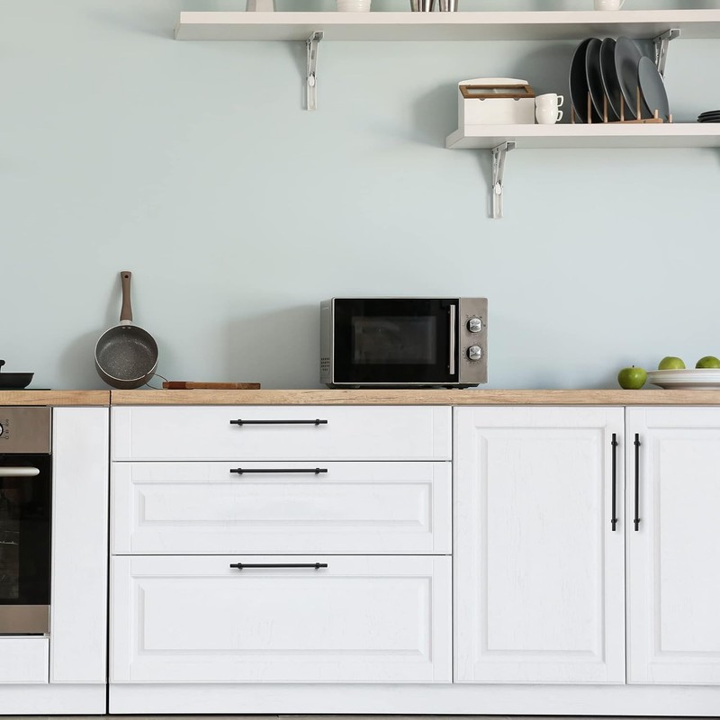 Ravinte 10 Pack 12-5/8 Inch Cabinet Pulls Matte Black Kitchen