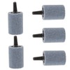 WOONEKY Aquarium Accessories 5pcs Air Stones for Fish Tank Bubble