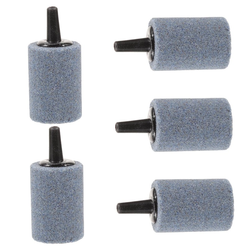 WOONEKY Aquarium Accessories 5pcs Air Stones for Fish Tank Bubble