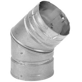 M&G DuraVent 3PVP-E45 Duravent 3 PelletVent Pro Galvalume 45° Elbow, Galvanized