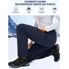 linlon Women's Waterproof Pants Hiking Ski Snow Fleece Lined Insulated