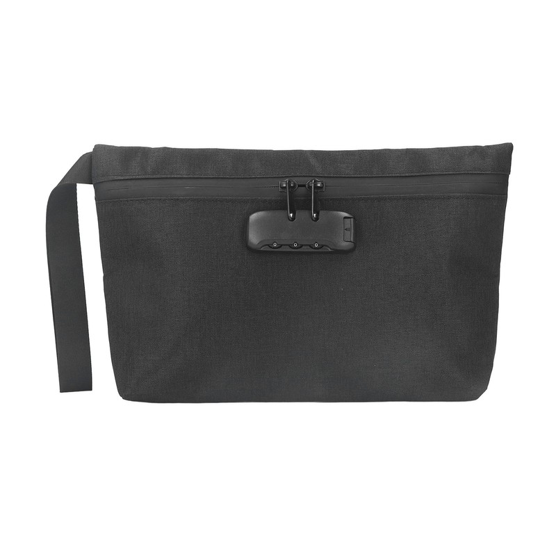 Smell Proof Bag with Combination Lock Carbon Lined Odor Proof
