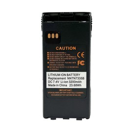 Amazingxiax NNTN7335B NNTN7335 3200mAh Li-ion Battery Compatible with XTS1500 XTS2500 XTS2250 XTS2000 XTS1000 PR1500 MT1500 NTN9815 NTN9858 NTN9857C NTN9857B