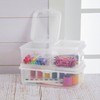 Sterilite 12-Pack FlipTop Stackable Rectangular Storage Bin with Hinging Lid,