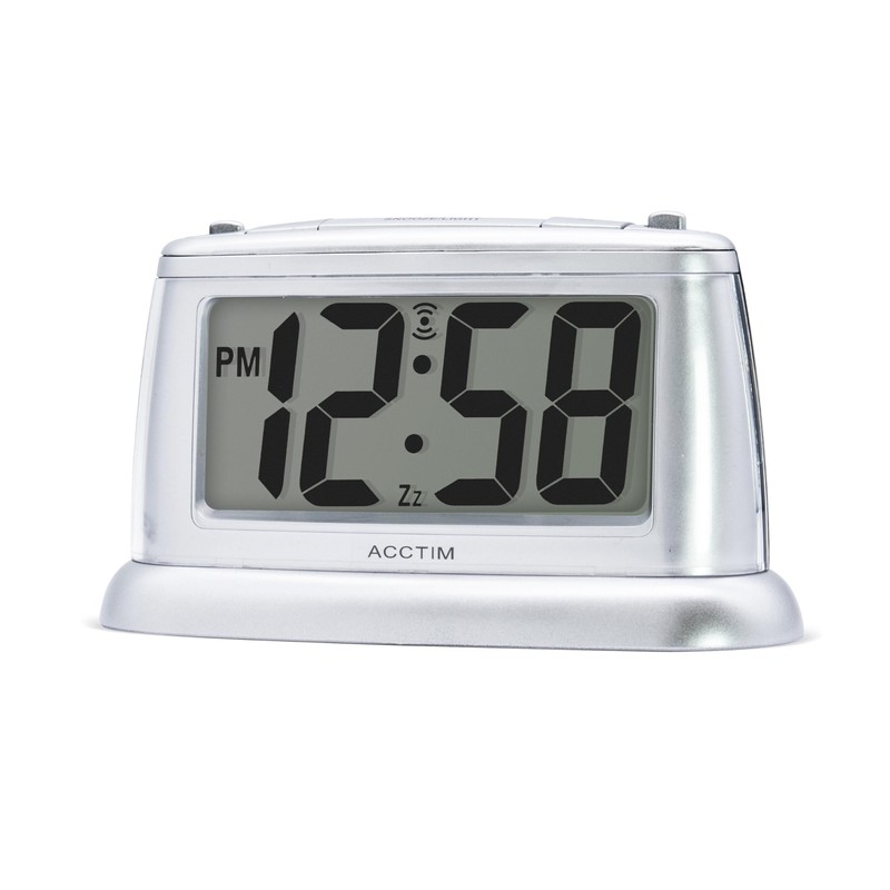 Acctim Juno Smartlite Digital Alarm Clock Smartlite® Crescendo Alarm (Silver)