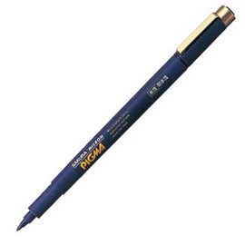 Sakura Crepas Water Based Markers, Pigma, 0.04 inch (1.0 mm), Black, ESDK1#49, Set of 3
