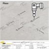 Top Hardware Stainless Steel 304 Grade Glass Door Hydraulic Floor