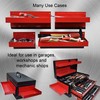 Magnetic Shelf 4-Pcs Set - Red Tool Trays - Metal
