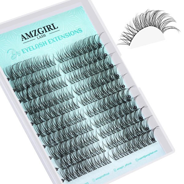 Lash Extension Clusters Wispy 180Pcs Eyelash Cluster Lashes Individual Lashes