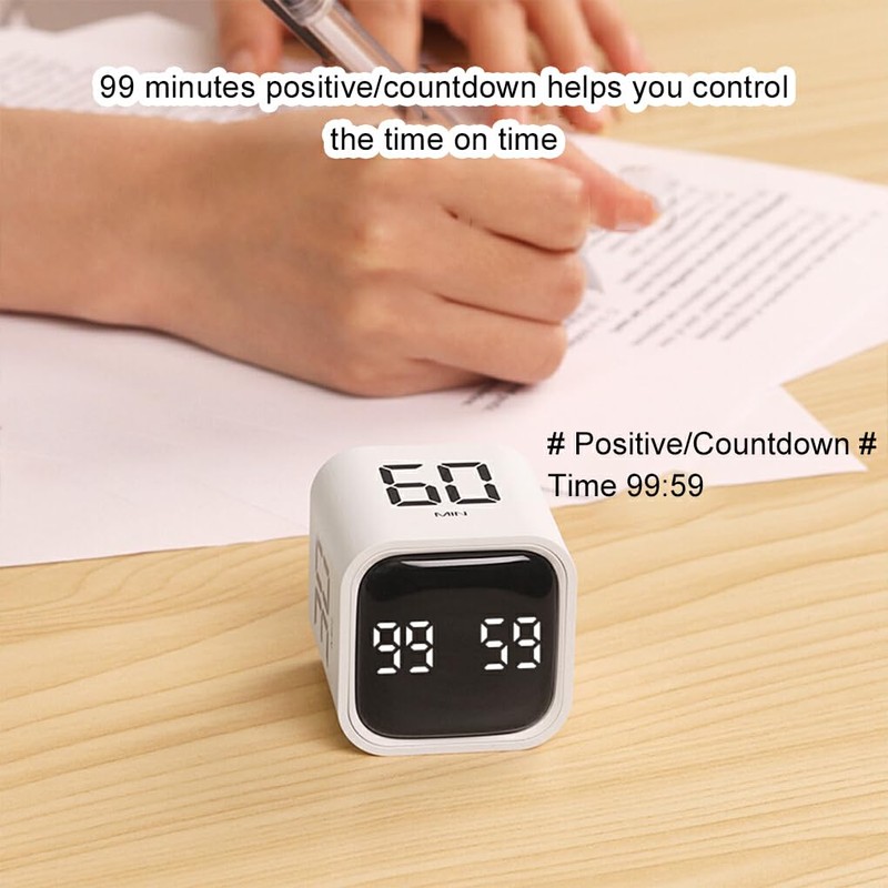 SUIOPPYUW Cube Timer with Flip Timing Built-in Gravitys Sensor Chip