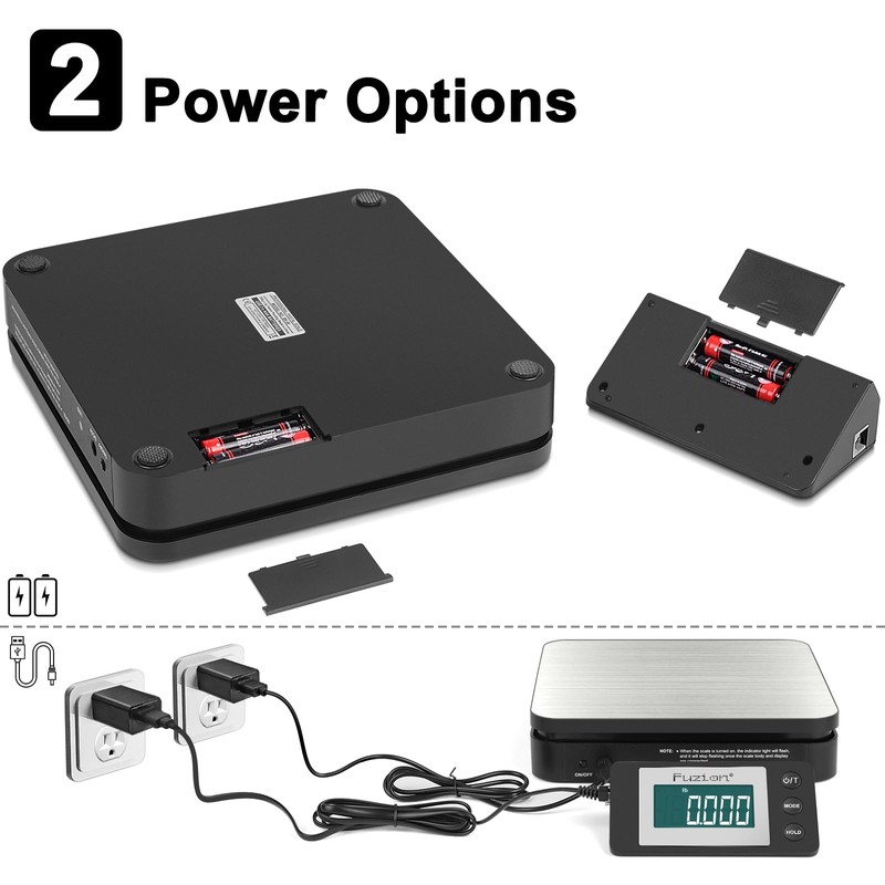 Fuzion Shipping Scale - Wireless Postal Scale 110LB x 0.1oz,