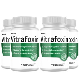 Pelican Vitamins Vitrafoxin- Brain & Immune Support- 4 Bottles- 240 Capsules