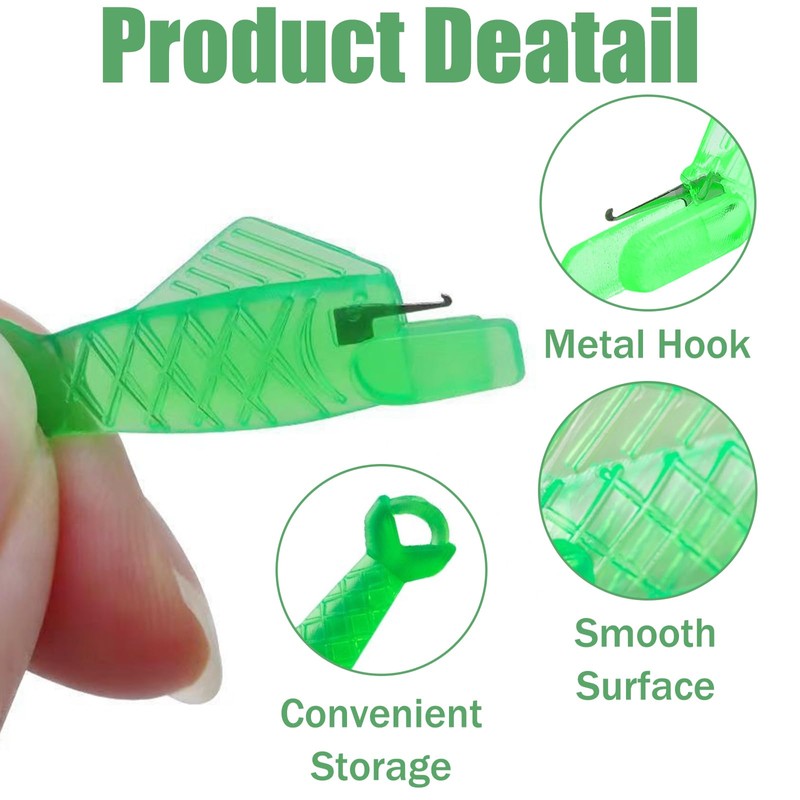 PXBSNB 50 PCS Fish Mouth Sewing Machine Needle Threader, Upgraded