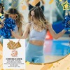 Liliaafar 24 Sets Cheerleader Necklace Gifts Bulk with Card,Gold