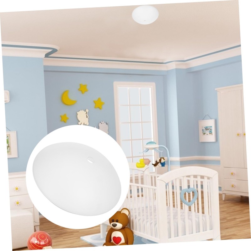 CHILDWEET Round Ceiling Light Cover Replacement with Circular Hole for