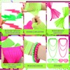 2 Sets 80s Neon Party Accessories for Women,Fancy Dress for