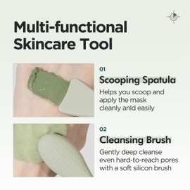 P.CALM Dual Pore Cleansing Brush for Blackheads Removal & Face Scrubber, Gentle Exfoliation. Deep Pore Cleaning Massager