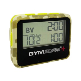 Gymboss Plus Interval Timer and Stopwatch (Camo/Yellow)